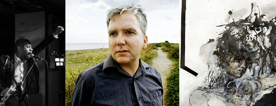 Left: Algiers. Center: Mark Fisher. Right: The art of Laura Fair-Schulz.