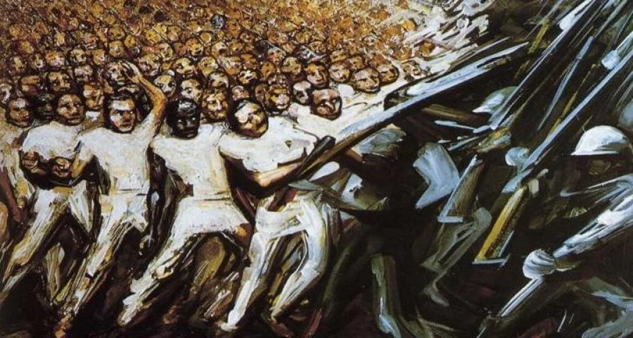 David Alfaro Siqueiros' Lucha por la Emancipacio .
