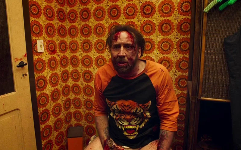 Cage is chilling in Mandy