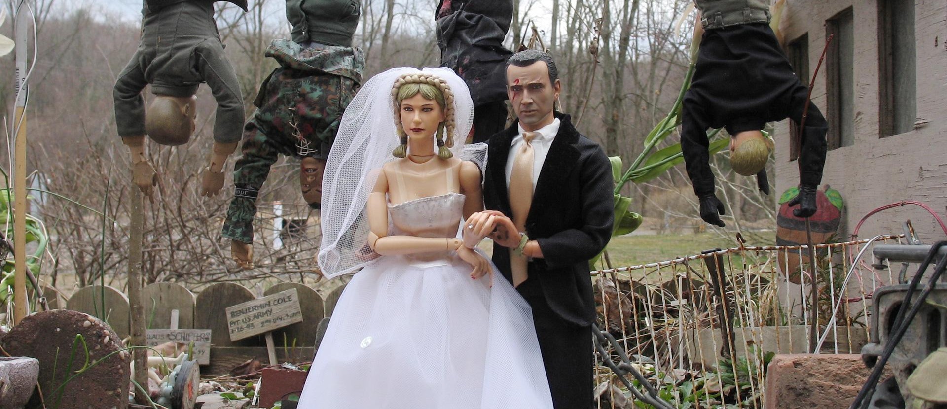 Mark Hogancamp’s Marwencol – which was the basis of the fine enough documentary Marwencol and the no doubt terrible Robert Zemeckis movie Welcome to Marwen . Hogancamp built a model fictional Belgian village perpetually in the middle of World War Two.
