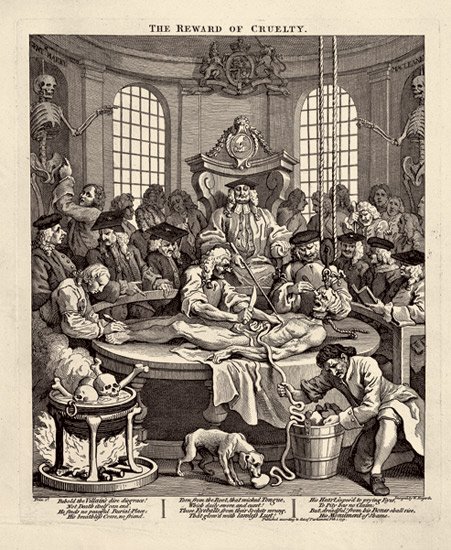 William Hogarth, The Four Stages of Cruelty #4 , engraving (1751)