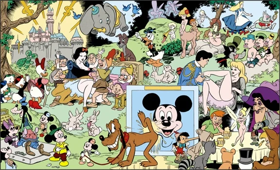 The Great Disney Memorial orgy. Dopey’s face is everything.
