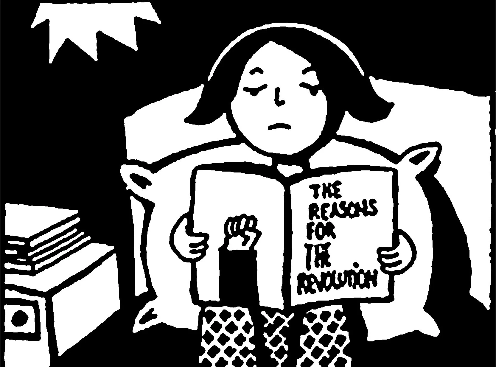A Worker Reads Graphic Novels