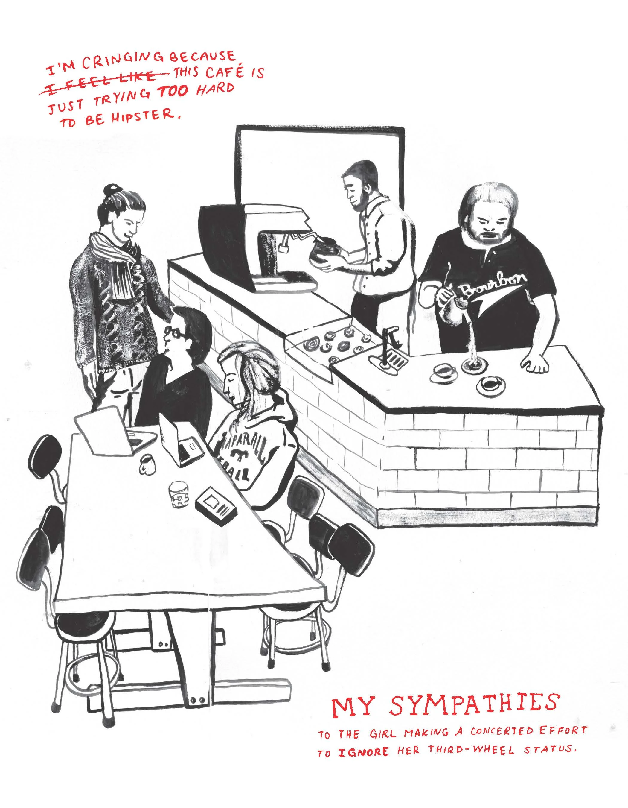 Hipster café