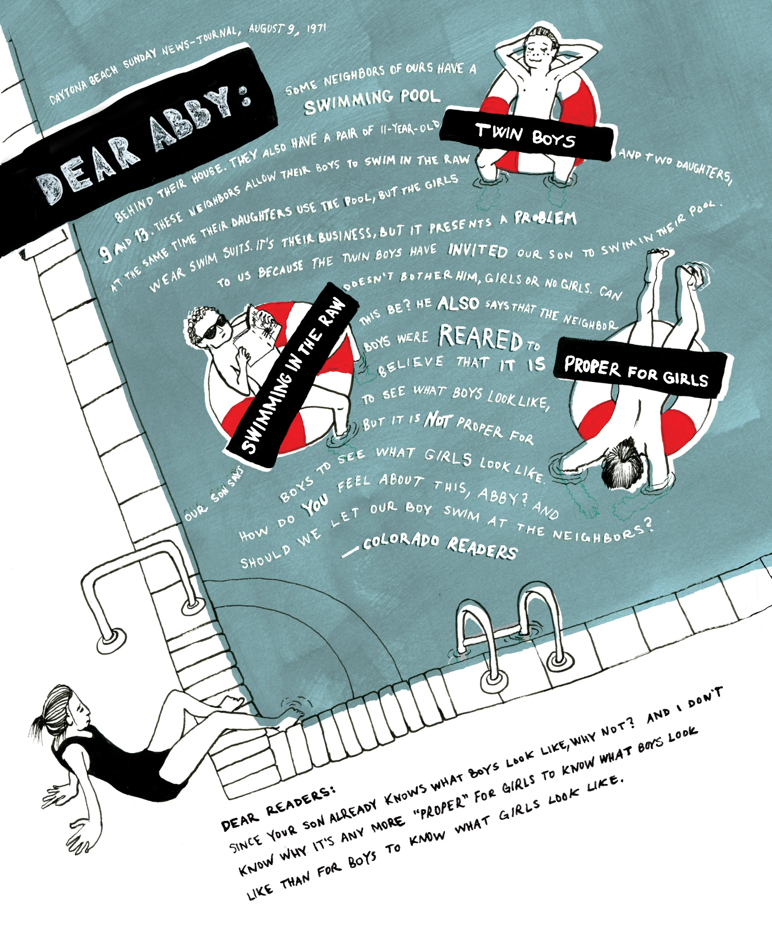 Dear Abby article