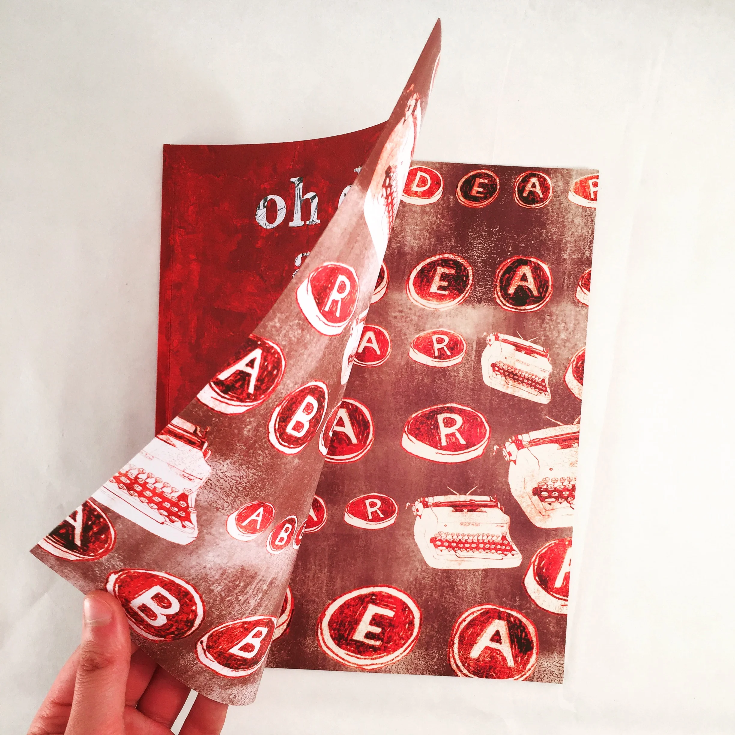 Inside cover of Oh Dear Abby