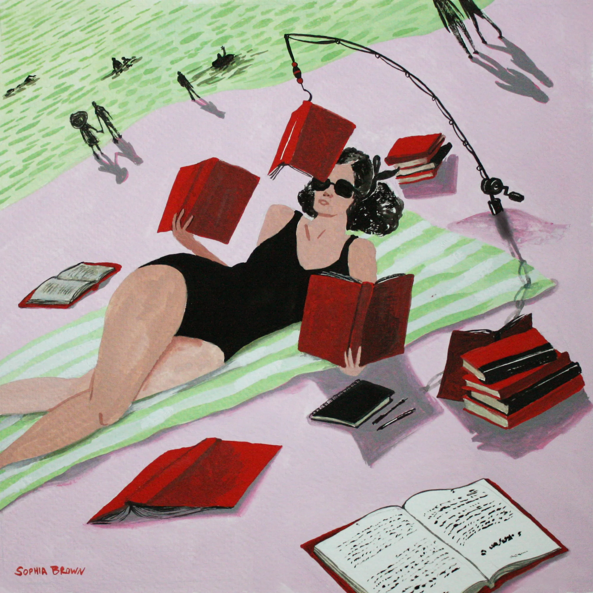 Beach Bookworm