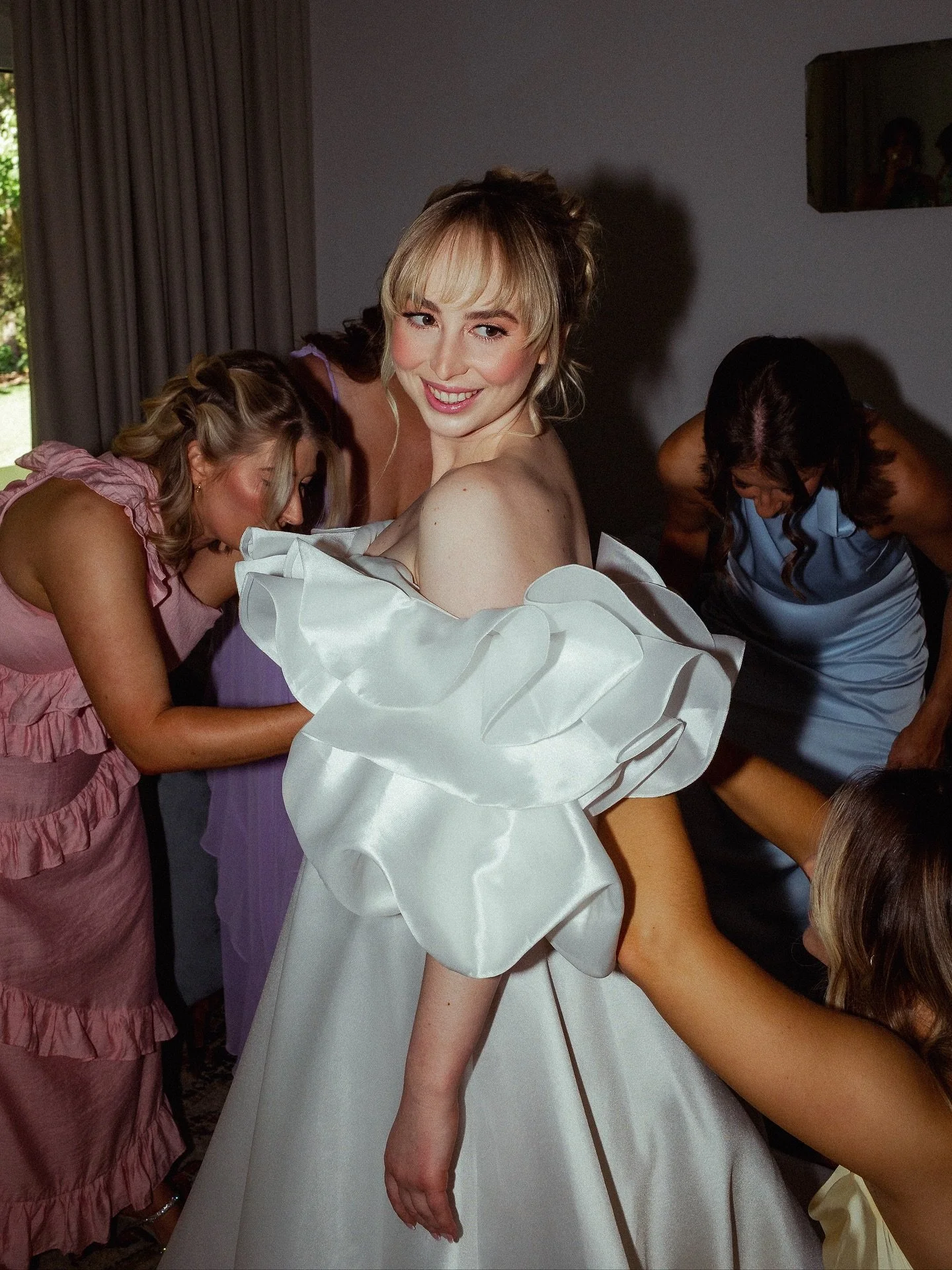 Ohhh I have such warm bubbly feelings about Alicia &amp; Neal!! Their day was overflowing with love, laughter, colour &amp; delicious heart brimming moments. (Not to mention the cutest little black lab Beatle!!)