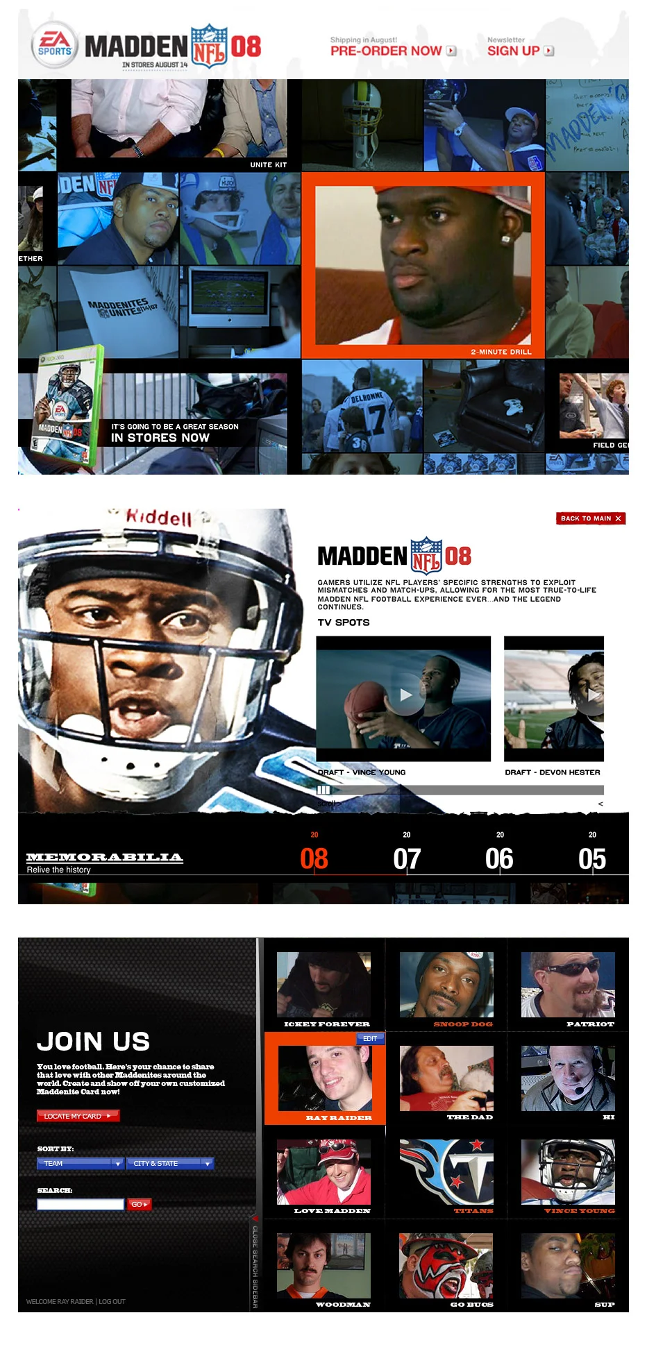 EA Madden 8 Game Launch Event Campaign
