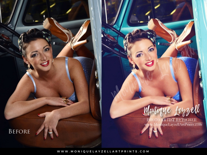 Pinup Photo Retouching