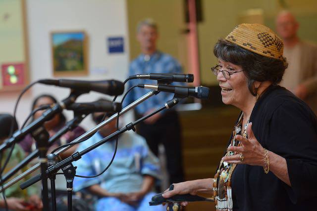 Georgiana is such an amazing storyteller, poet, writer, and singer! Her talent is a real gift to the community. Anytime she is presenting at a venue, gathering or just sharing with family, she just draws you into an inspirational journey!! -- Luhui Isha