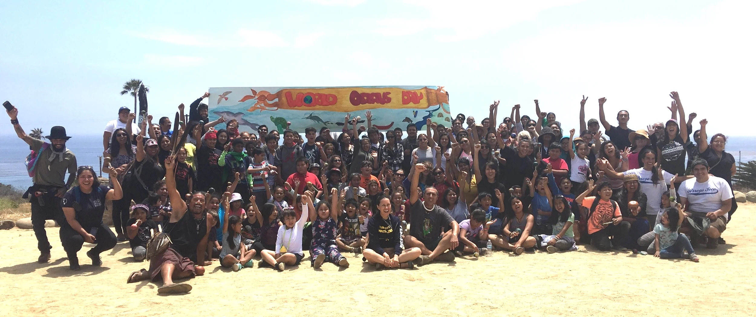 Powerful and amazing week of celebration and ceremony with Anahuacalmeca and Adelante students and staff honoring our Mother Ocean with prayer, song, artful expression, native plant restoration, marine science education and good food.