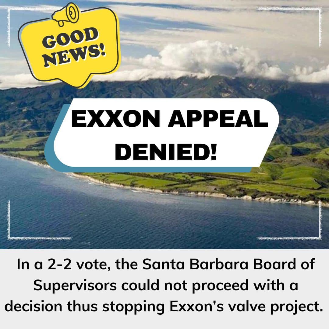 Update: Exxon valve project denied!