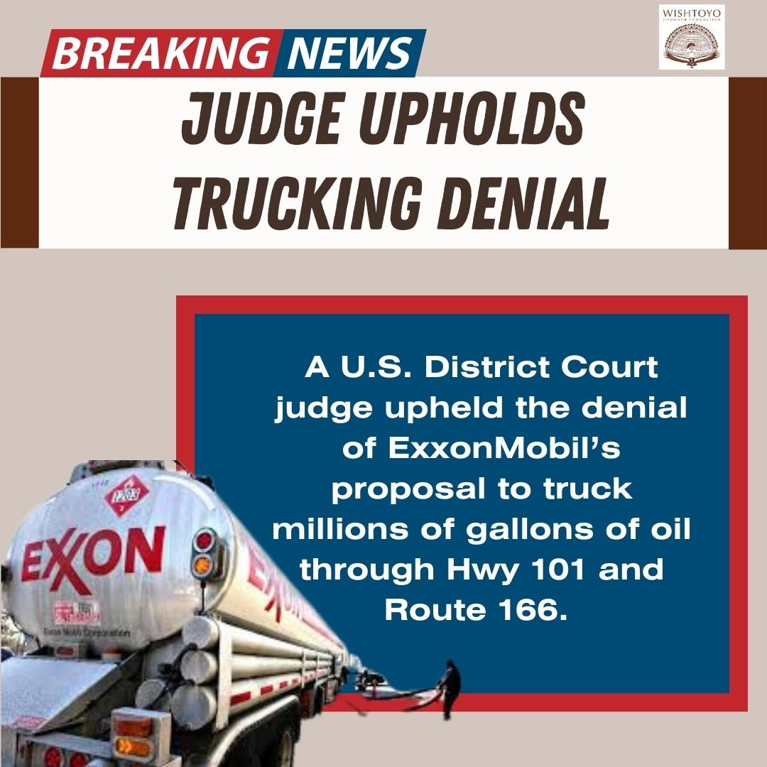 Press Release: Judge Upholds Denial of ExxonMobil Trucking