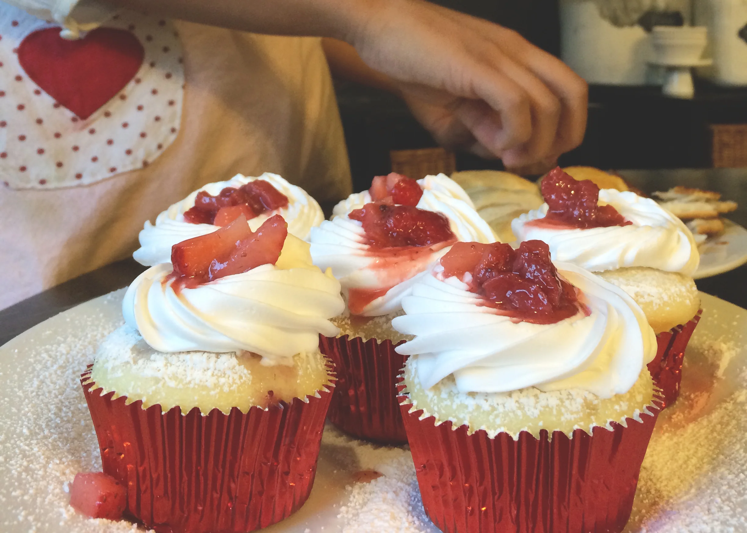 Strawberry Shortcake Cupcakes *drooling*