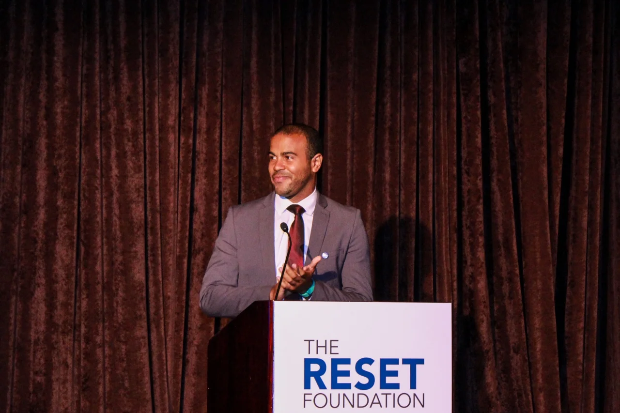 Paul Perry is the Bay Area Reset Foundation Executive Director and shared a meaningful story about his experiences as a teacher to students whose parents were being incarcerated on the regular and then came to school where he was then asking them to focus on school. 