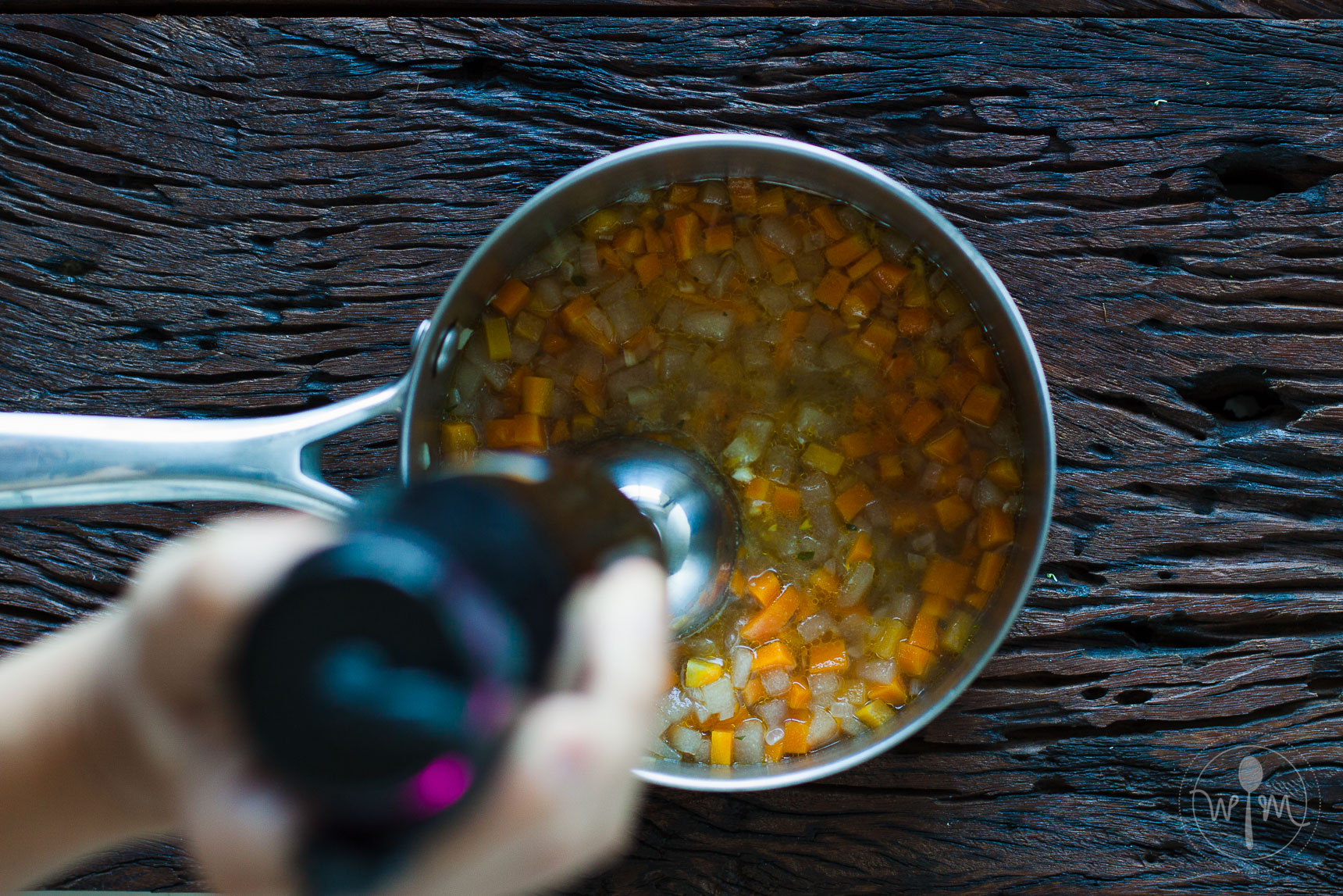 You can also use a hand blender