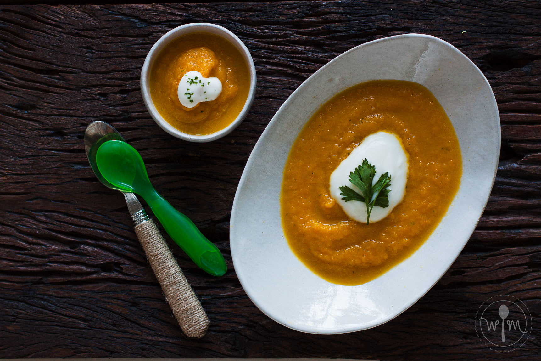 Carrot and pear soup, adapted from "Emily the Great's Carrot and Pear Soup"