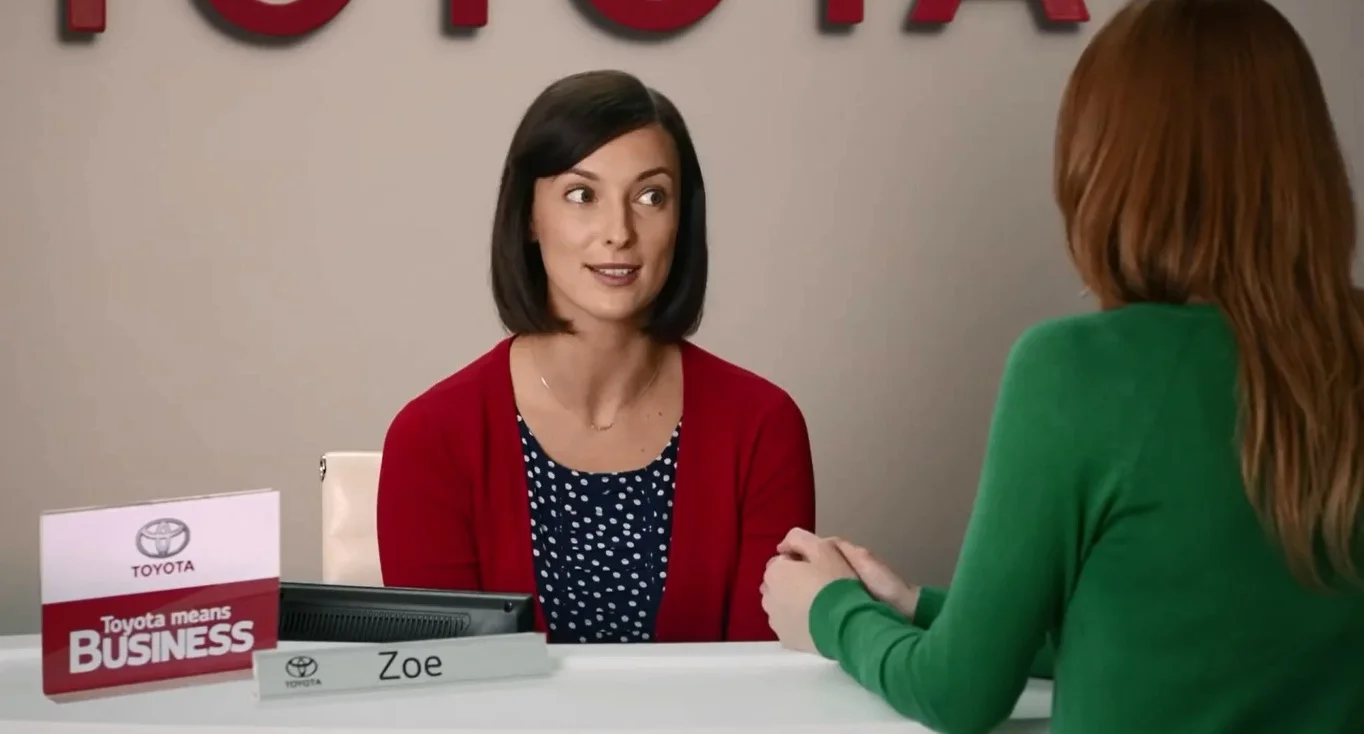 TELEVISION | From a nationwide search, Lydia Sarks is announced as the actress who will play Zoe; the friendly dealership concierge and the new national face of Toyota Australia. Toyota Australia | May, 2013