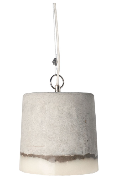 Hand made concrete and silicone rubber lamp, Toast House&Home
