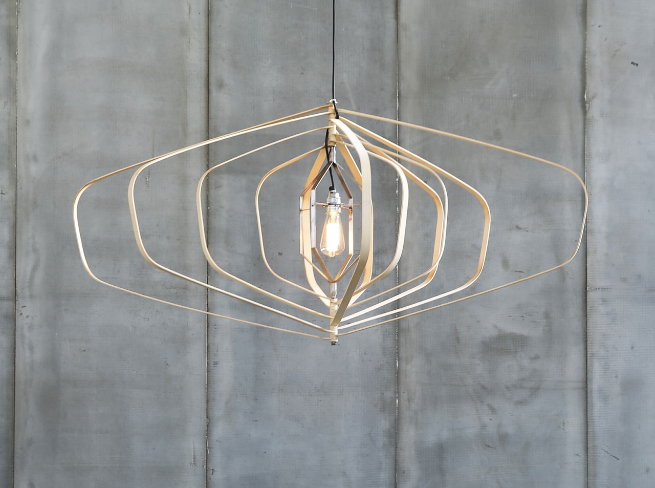 Mogu Light, bamboo and steel, designed by Ay Illuminate for Heerenhuis, Different Like a Zoo