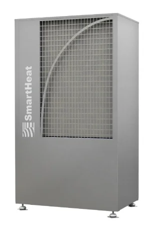Vorderansicht der Wärmepumpe Thermselect