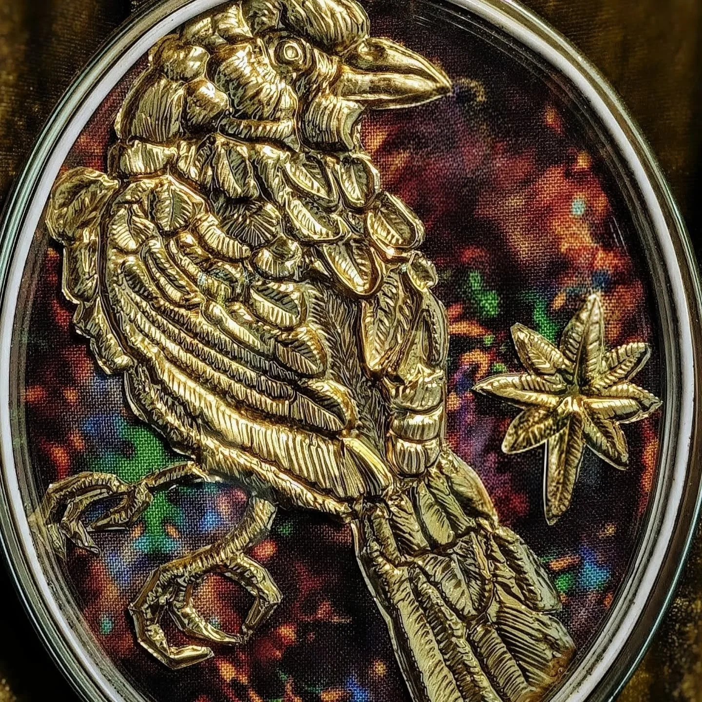 Let&rsquo;s meet again this weekend at @grand_parc_d_andilly_ on May 30th &amp; 31st, where you can claim this Treasure Metal Embossed Sparrow and many more Treasures from Magic Wands to Jewelries, Amulets to Bolo Ties. 

You&rsquo;ll find me in the 
