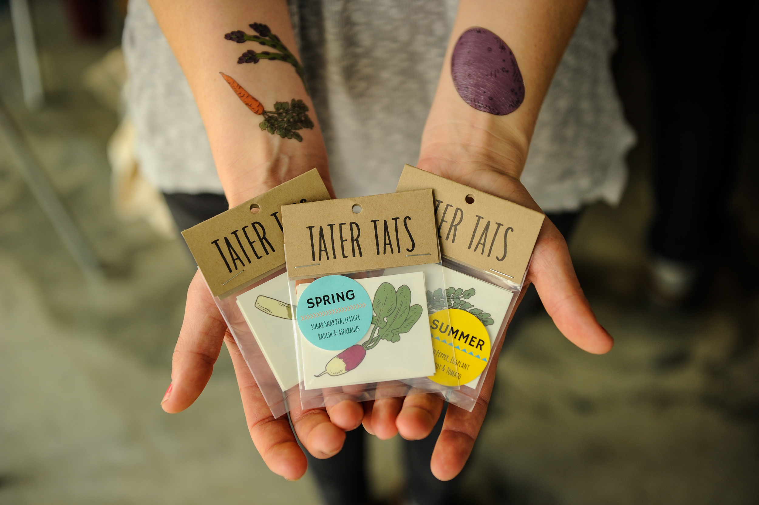 Tater Tats: Temporary Vegetable Tattoos