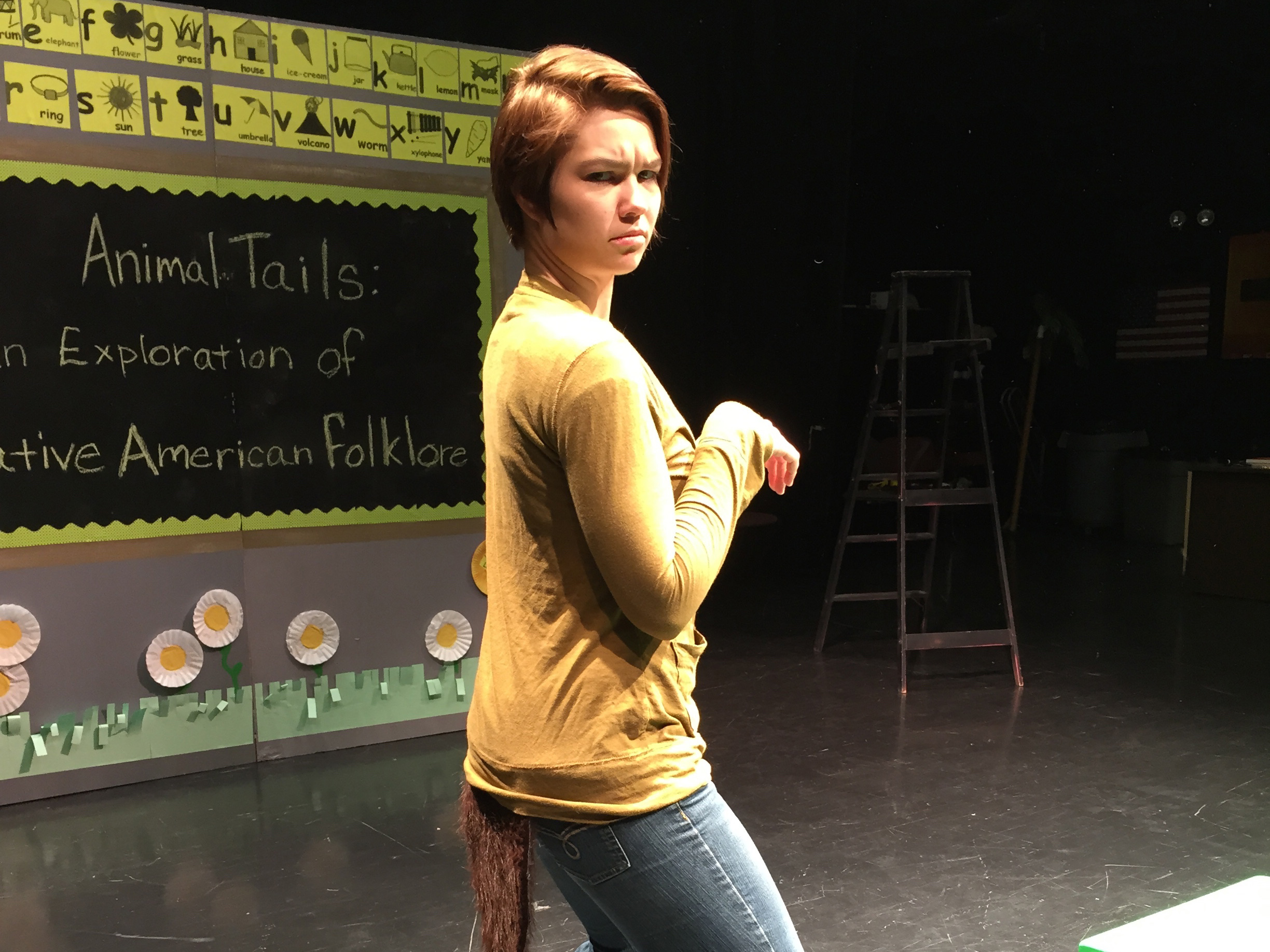 Otter (Rachelle Dart) is caught by surprise.