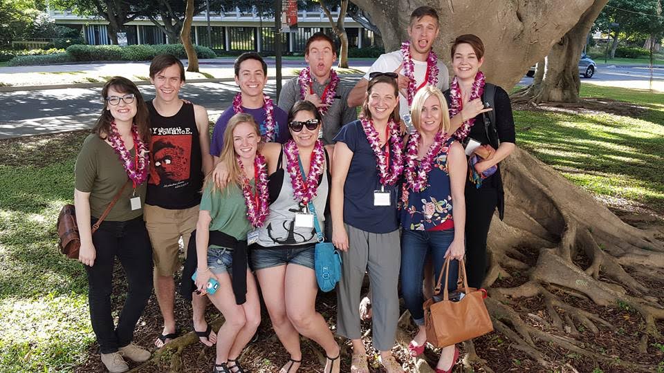 Attending faculty: Andrea Robertson and Karla Frederick. Attending students: Rachelle Dart, Delfinia Valdenegro, Megan Sutton, Gustavo Flores, Nick Claudio, Micah Thomas, Elizabeth Hogsed, Emile Trudeau and Courtney Kenyon.