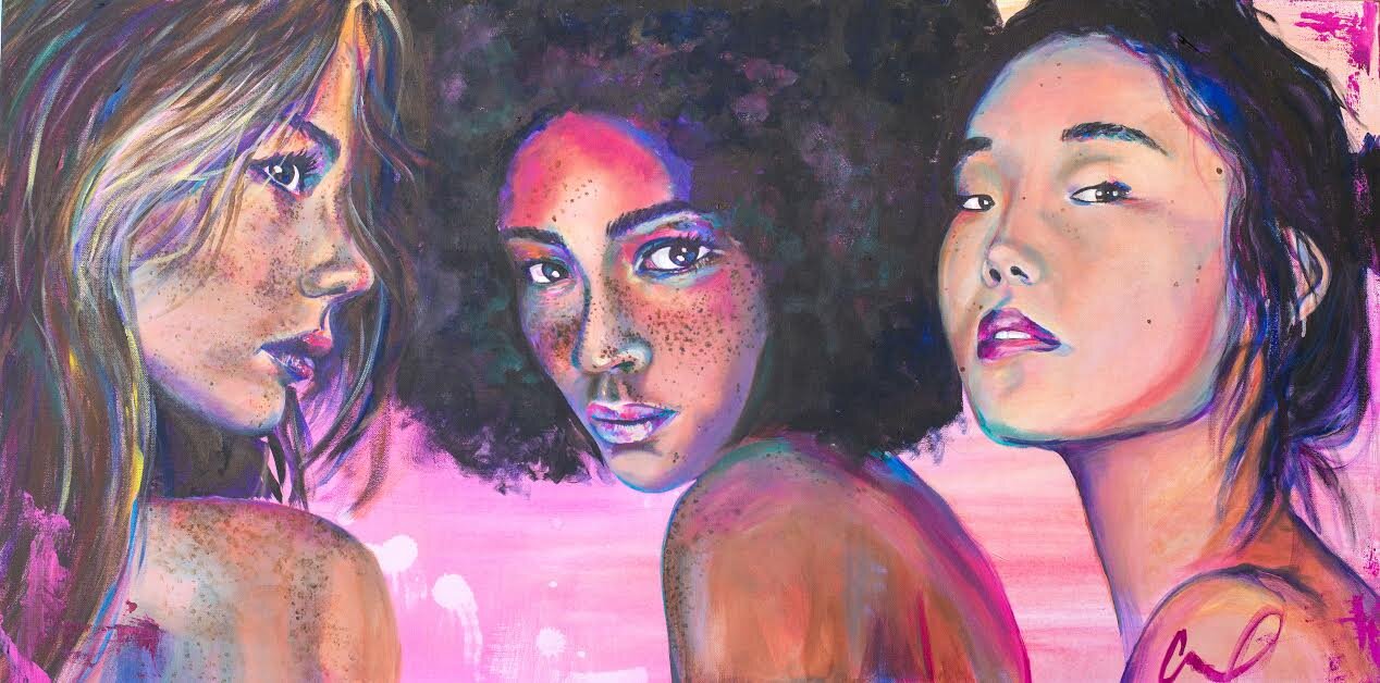 The Divine Feminine. Christina Carmel. wwww.artistchristinacarmel.com
