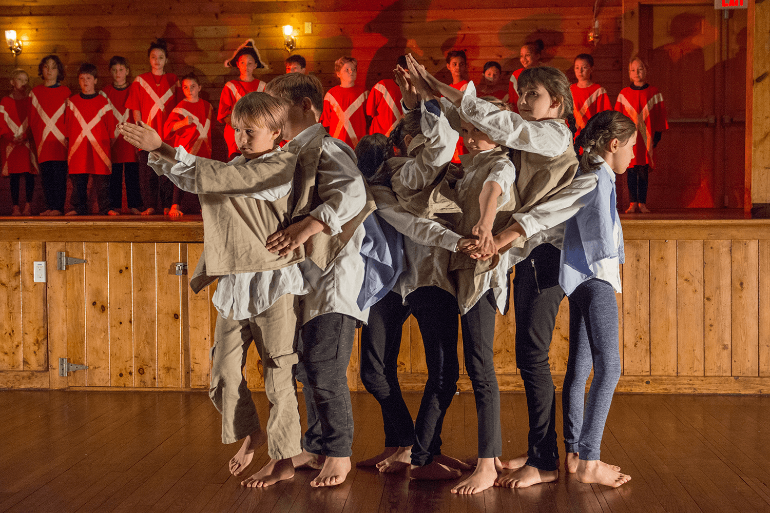 Children Perform "Grey's Raid" as part of Making It!, Photo by Sally Cohn