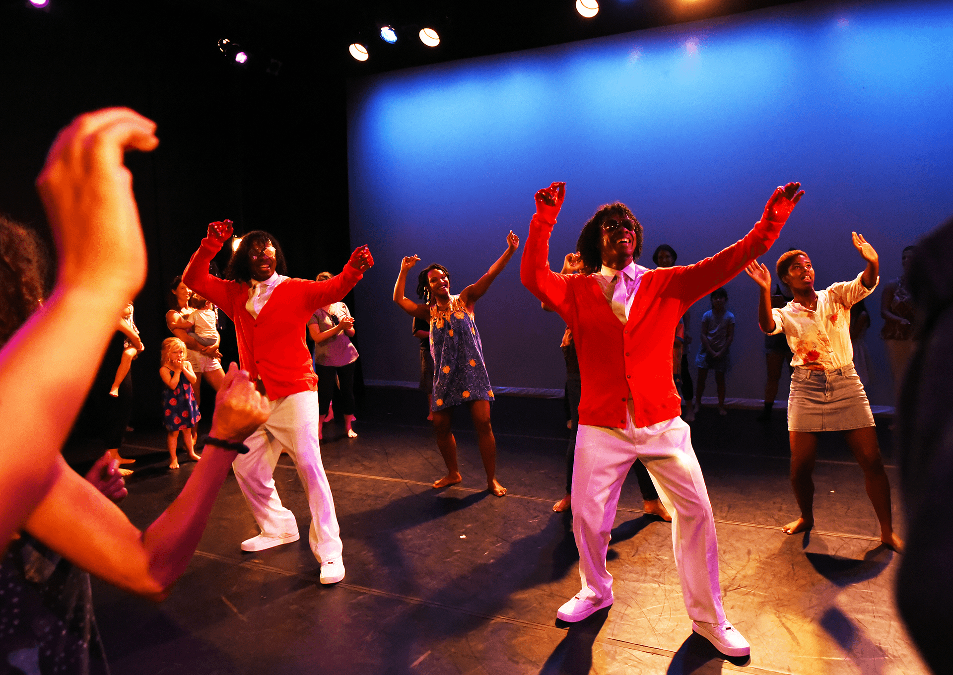 Quality Time! Family friendly Dance Party with The Wondertwins and Davalois Fearon, Photo by Heidi Wild