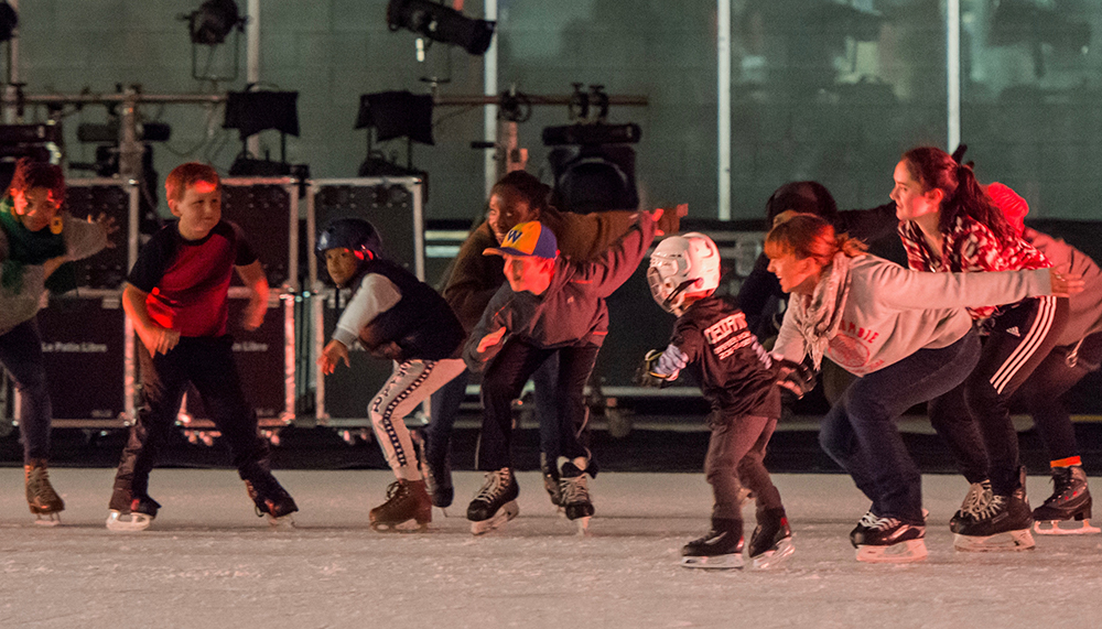 Open skate party with Le Patin Libre, Photo by Sally Cohn