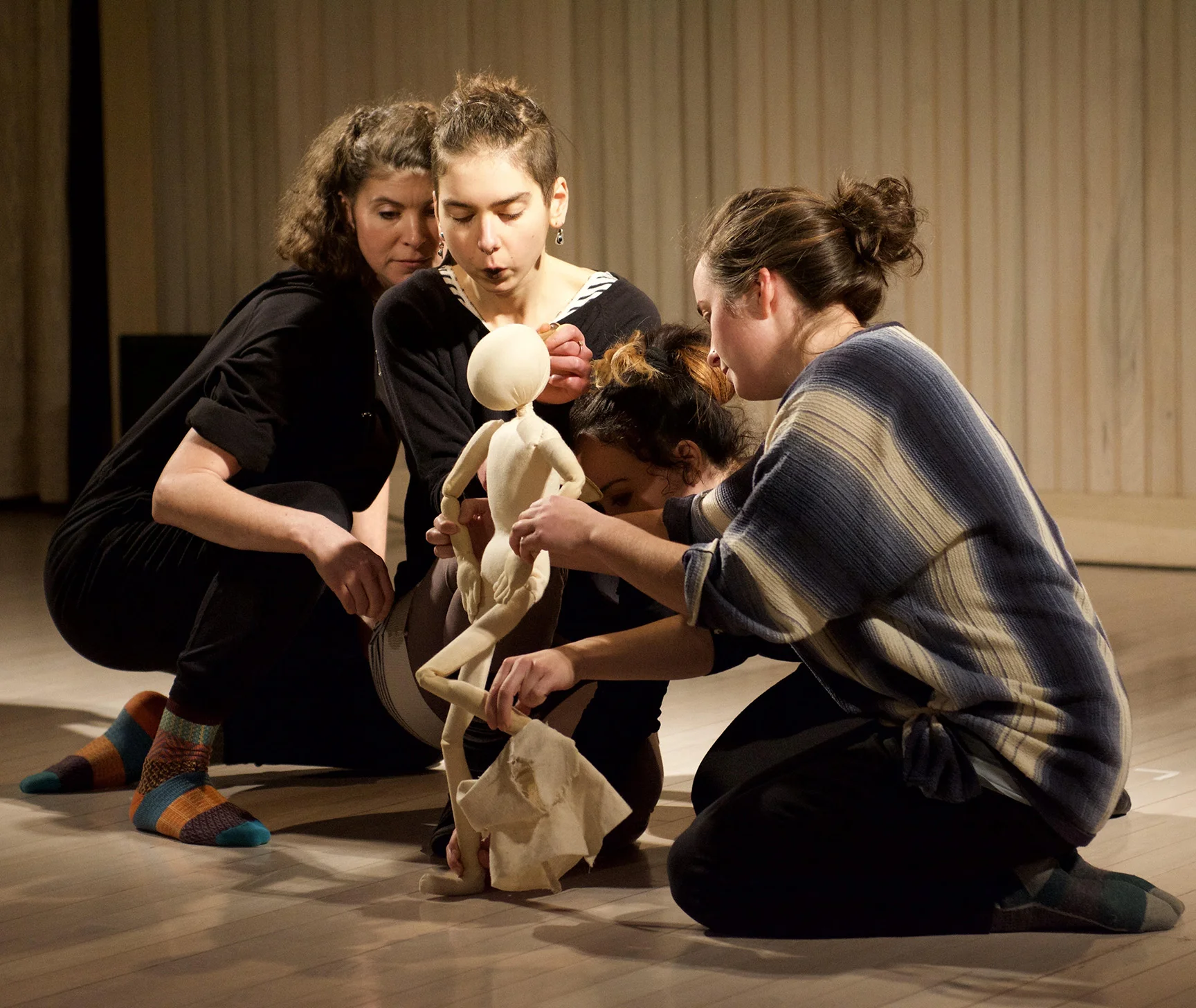 Puppetry Workshop with Sandglass Theater, Photo by Sally Cohn