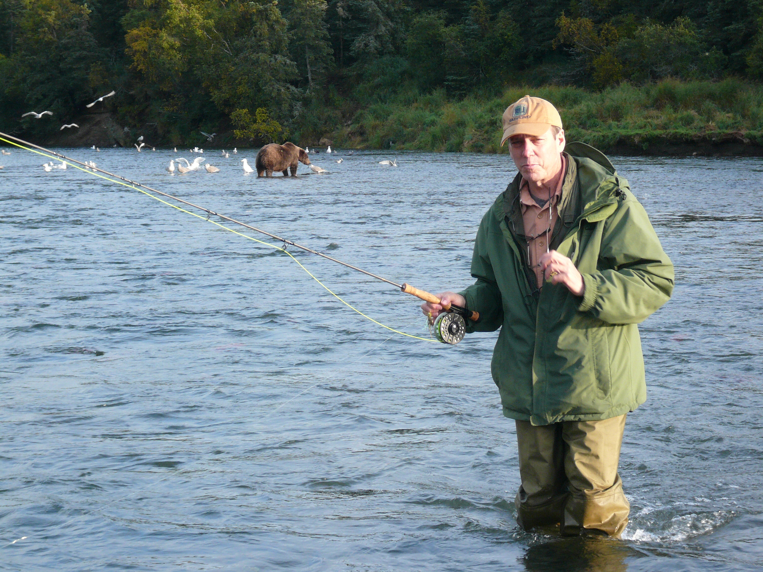 Two anglers