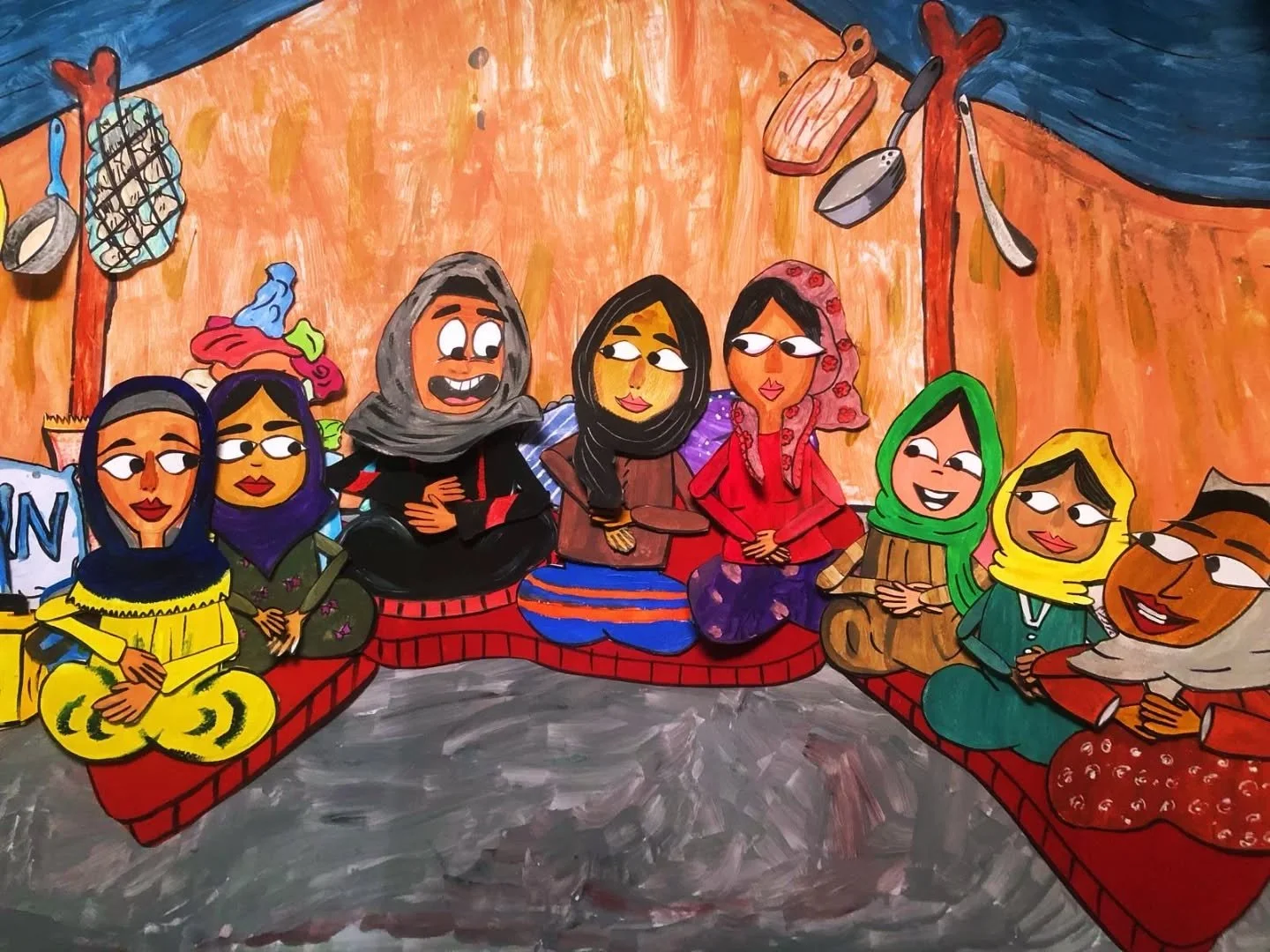 Haneen Koraz, Nour A-Jawad, and Hand Crafted Animated Storytelling