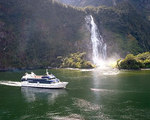 Cruise through milford sound