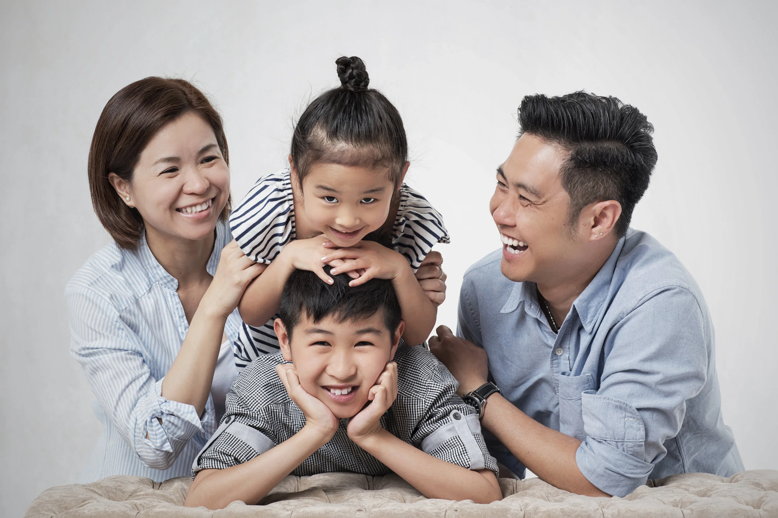 Lucas &amp; Jamie's Studio Family Portraits