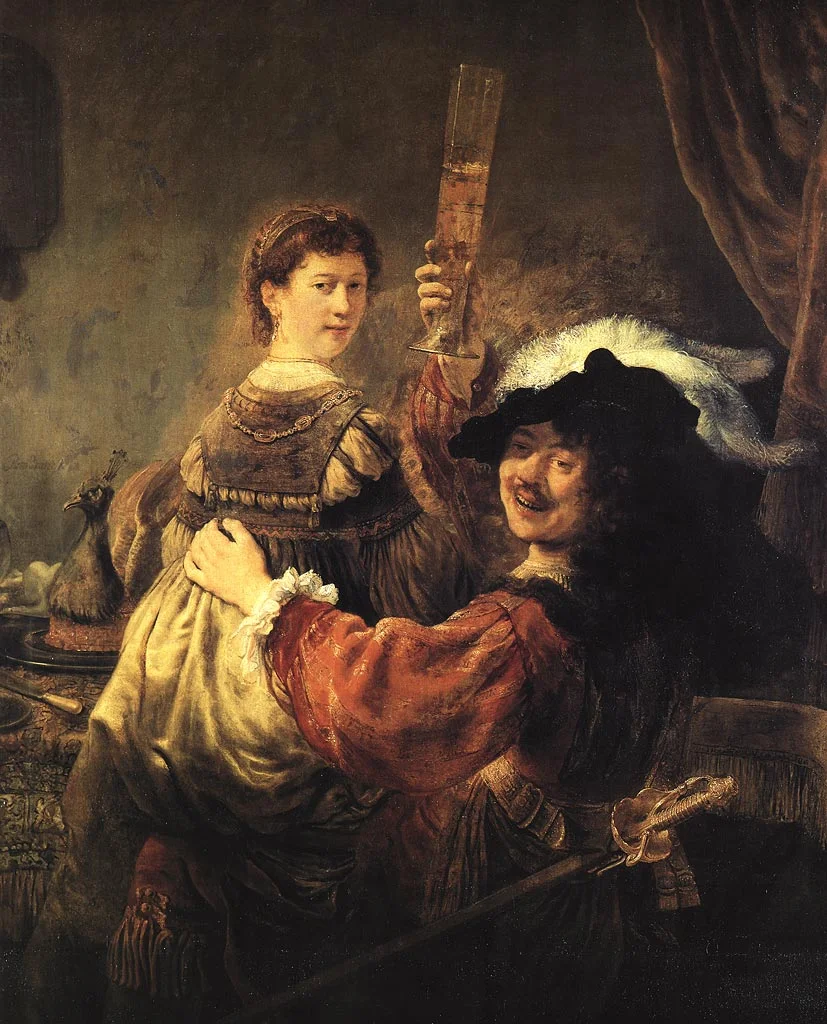 REMBRANDT AND SASKIA, 1635