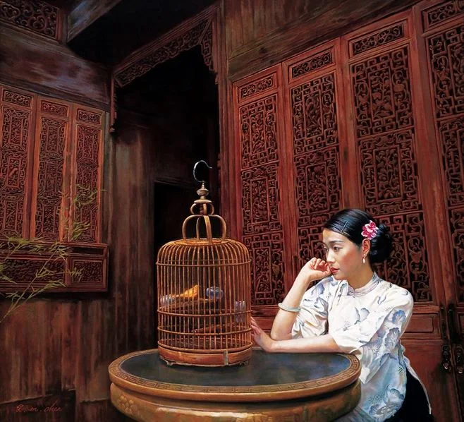 CHEN YIMING, ‘Canary’, oil on canvas, 20044
