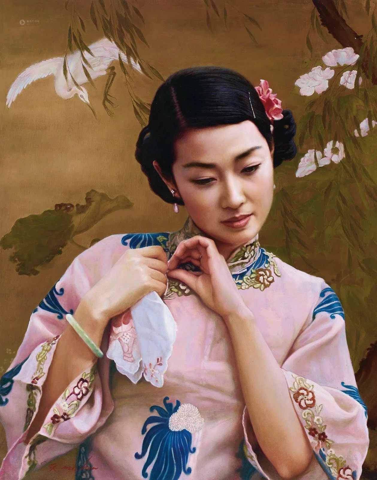 CHEN YIMING, “Dress Up’, oil on canvas