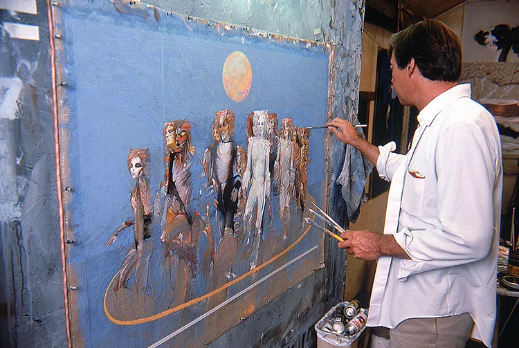 ROBERT HEINDEL, Working on 'Cats' collection