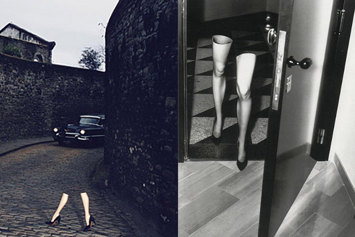 Left: ©Guy Bourdin Right: ©Helmut Newton Foundation
