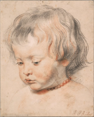 Nicolaas Rubens Wearing a Coral Neckless, c. 1619 by PETER PAUL RUBENSC. © Albertina, Vienna