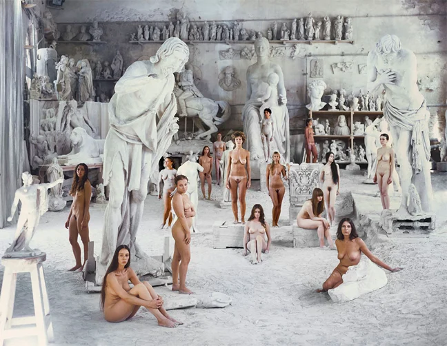 Biennale Internazionale di Scultura di Carrara, “VB Marmi ” — VB67 by VANESSA BEECROFT, 2010 Photo by Rainhard Kohl © Lia Rumma & Vanessa Beecroft