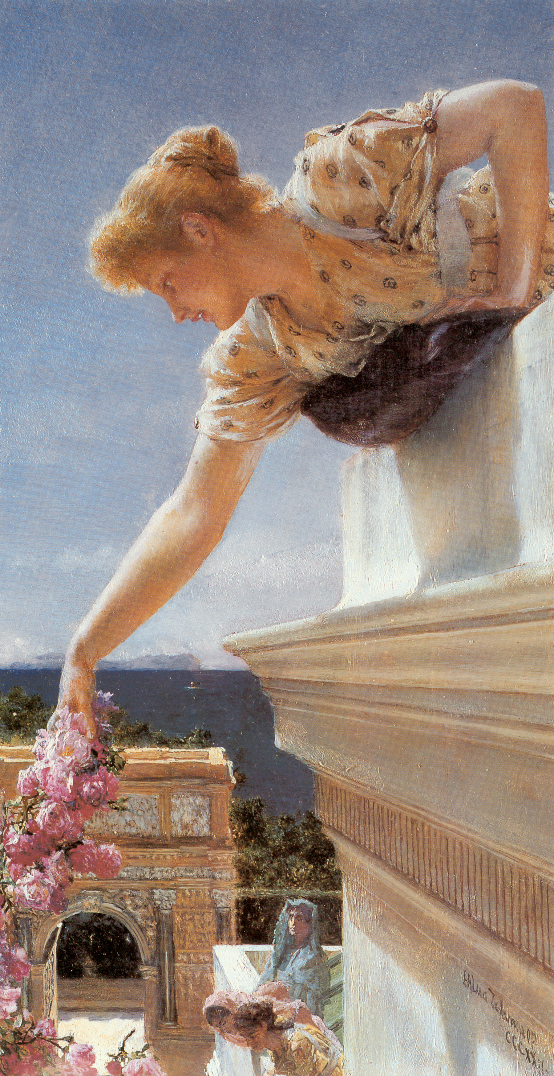 SIR LAWRENCE ALMA TADEMA — God Speed, 1893.