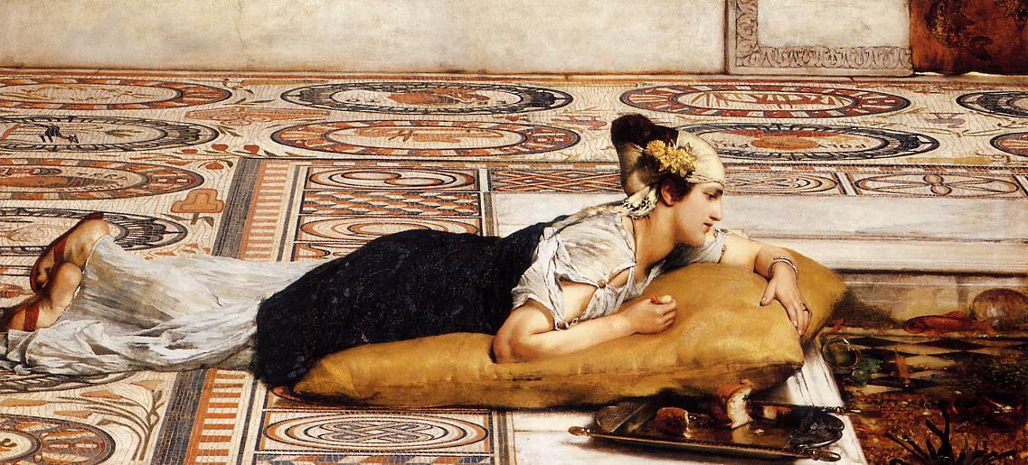 SIR LAWRENCE ALMA TADEMA — Water Pets
