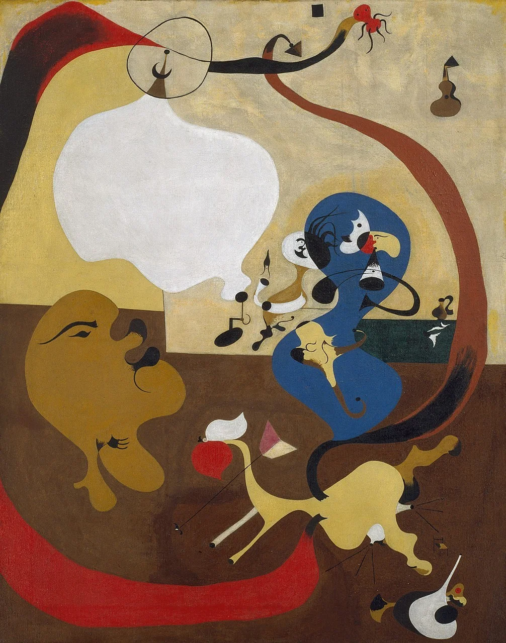 JOAN MIRÓ - Dutch Interior II The Solomon R. Guggenheim Foundation Peggy Guggenheim Collection, Venice, 1976 © 2018 Successió Miró/Artists Rights Society (ARS), New York/ADAGP, Paris