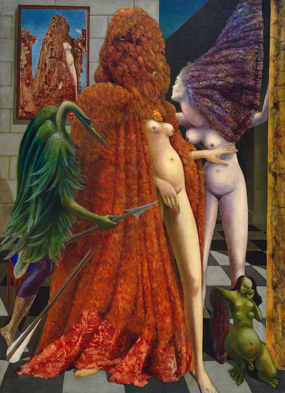 MAX ERNEST - Attirement of the Bride (La Toilette de la Mariée) The Solomon R. Guggenheim Foundation Peggy Guggenheim Collection, Venice, 1976 © 2018 Artists Rights Society (ARS), New York/ADAGP, Paris